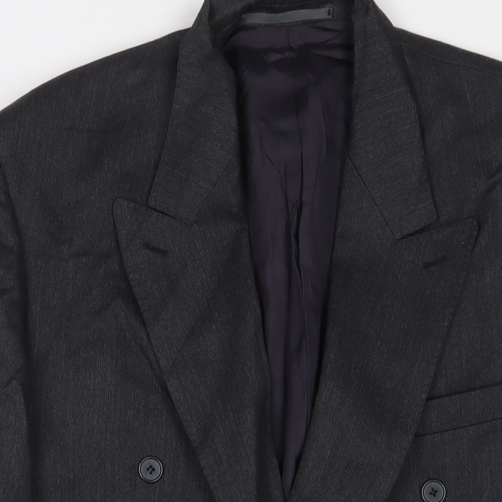 Mens UK Size 42 Debenhams Regular Grey Suit Jacket