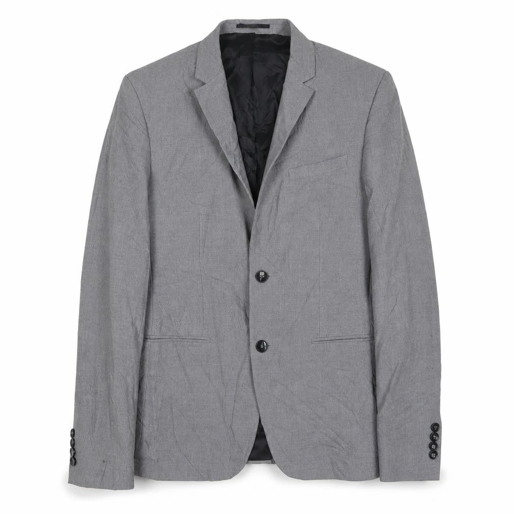 Mens UK Size 40 River Island Regular Grey Suit Jacket