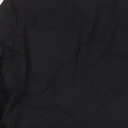 Mens UK Size 38 River Island Regular Black Suit Jacket