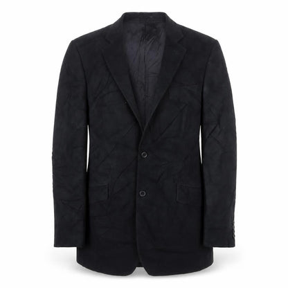 Mens UK Size 42 Blazer Regular Black Suit Jacket