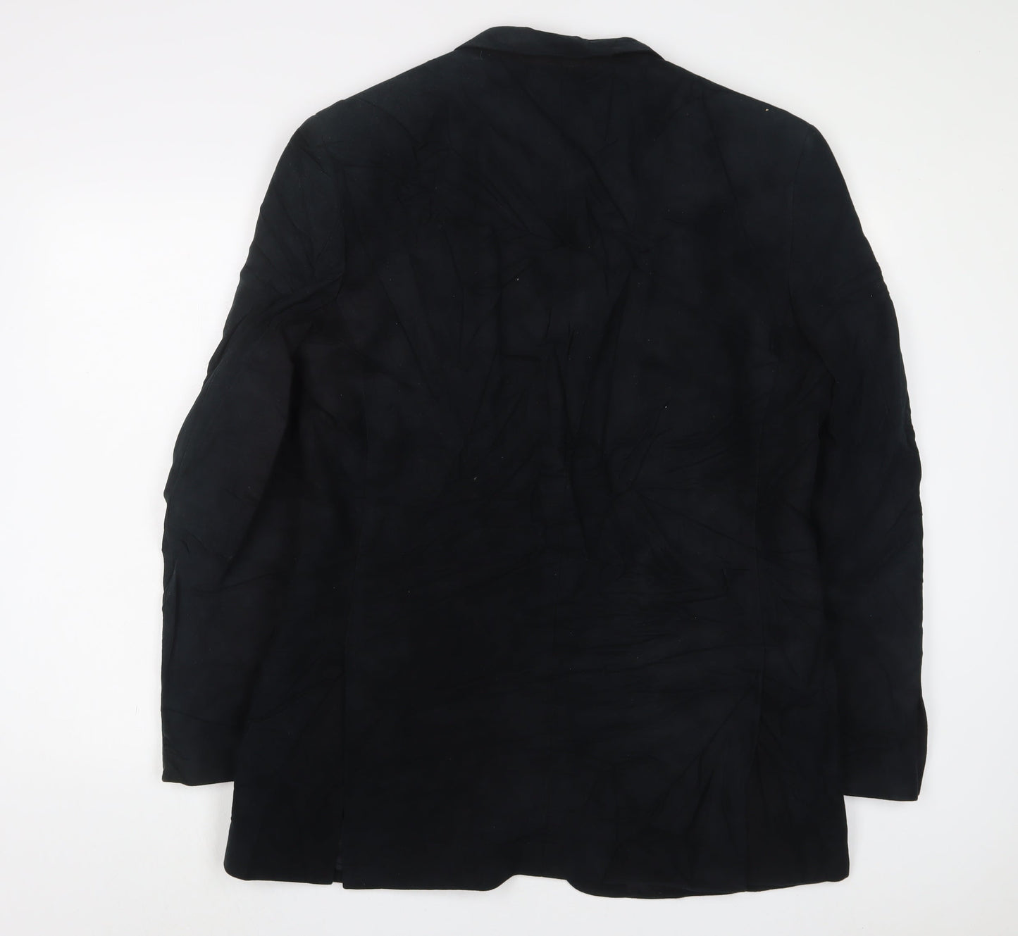 Mens UK Size 42 Blazer Regular Black Suit Jacket