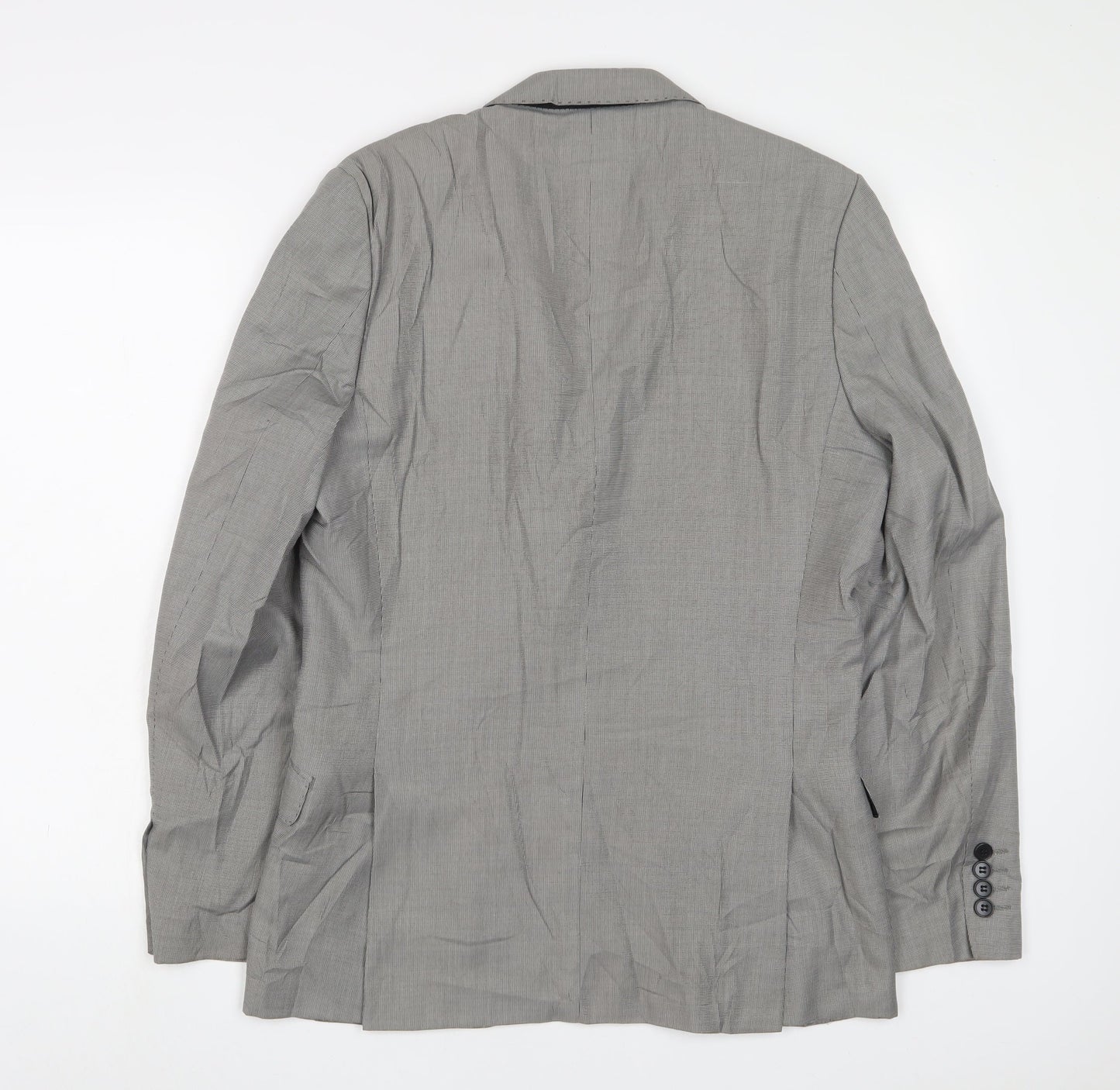 Mens UK Size 38 H&M Regular Grey Suit Jacket
