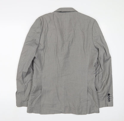 Mens UK Size 38 H&M Regular Grey Suit Jacket