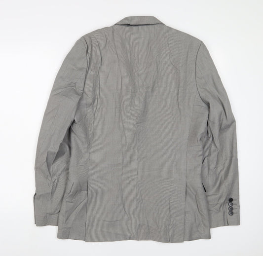 Mens UK Size 38 H&M Regular Grey Suit Jacket