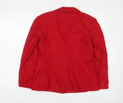Womens UK Size 14 Richards Red Jacket