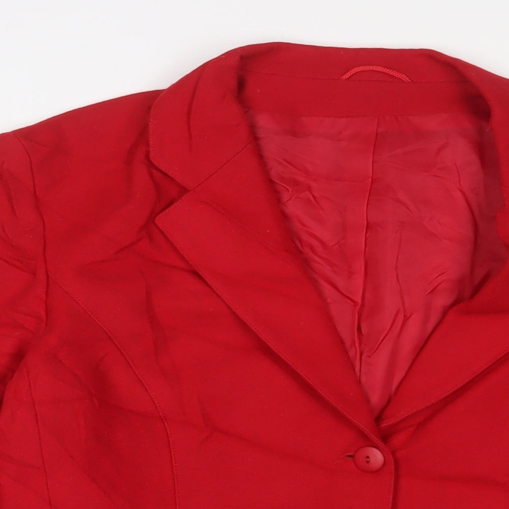 Womens UK Size 14 Richards Red Jacket