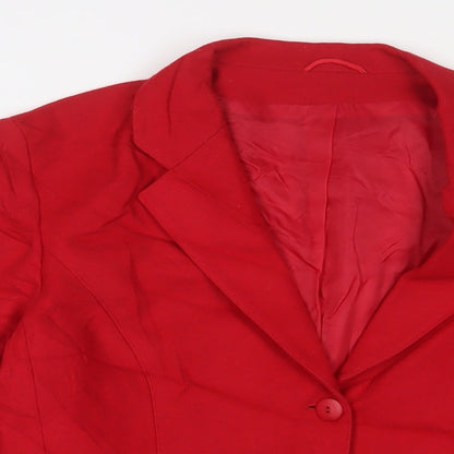 Womens UK Size 14 Richards Red Jacket