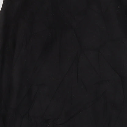 Womens UK Size 4 New Look Black Overcoat