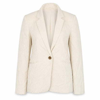 Marks & Spencer Womens Ivory Jacket Blazer Size 8 Button