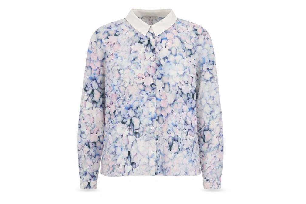 Womens UK Size 14 Limited Collection Purple Basic Button-Up