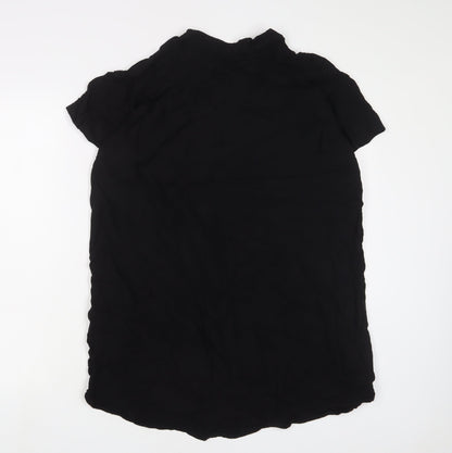 Womens UK Size M H&M Black Basic T-Shirt