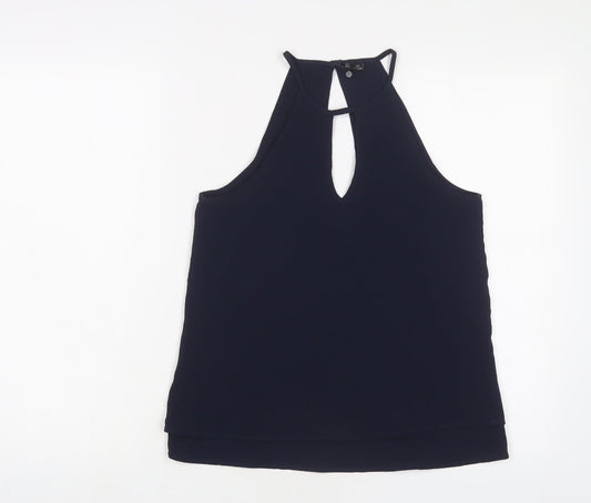 Womens UK Size 6 ONLY Blue Basic Tank