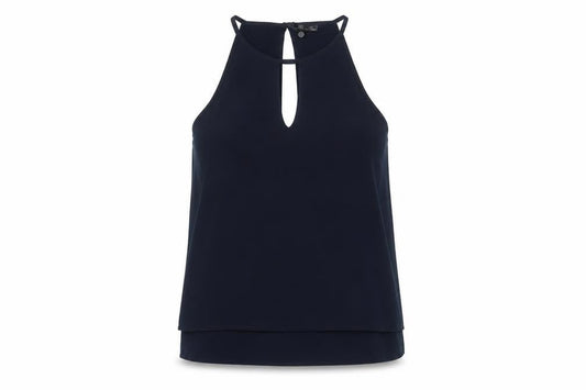 Womens UK Size 6 ONLY Blue Basic Tank