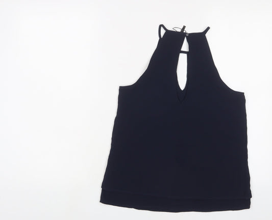 Womens UK Size 6 ONLY Blue Basic Tank