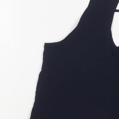 Womens UK Size 6 ONLY Blue Basic Tank