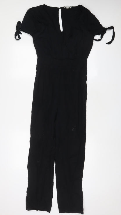 Womens UK Size M American Eagle Outfitters One-Piece Black Jumpsuit