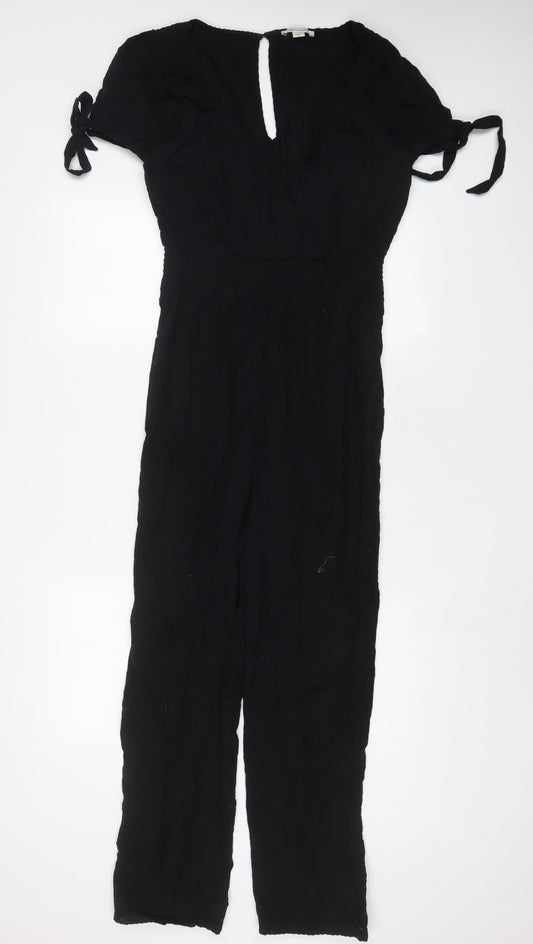 Womens UK Size M American Eagle Outfitters One-Piece Black Jumpsuit