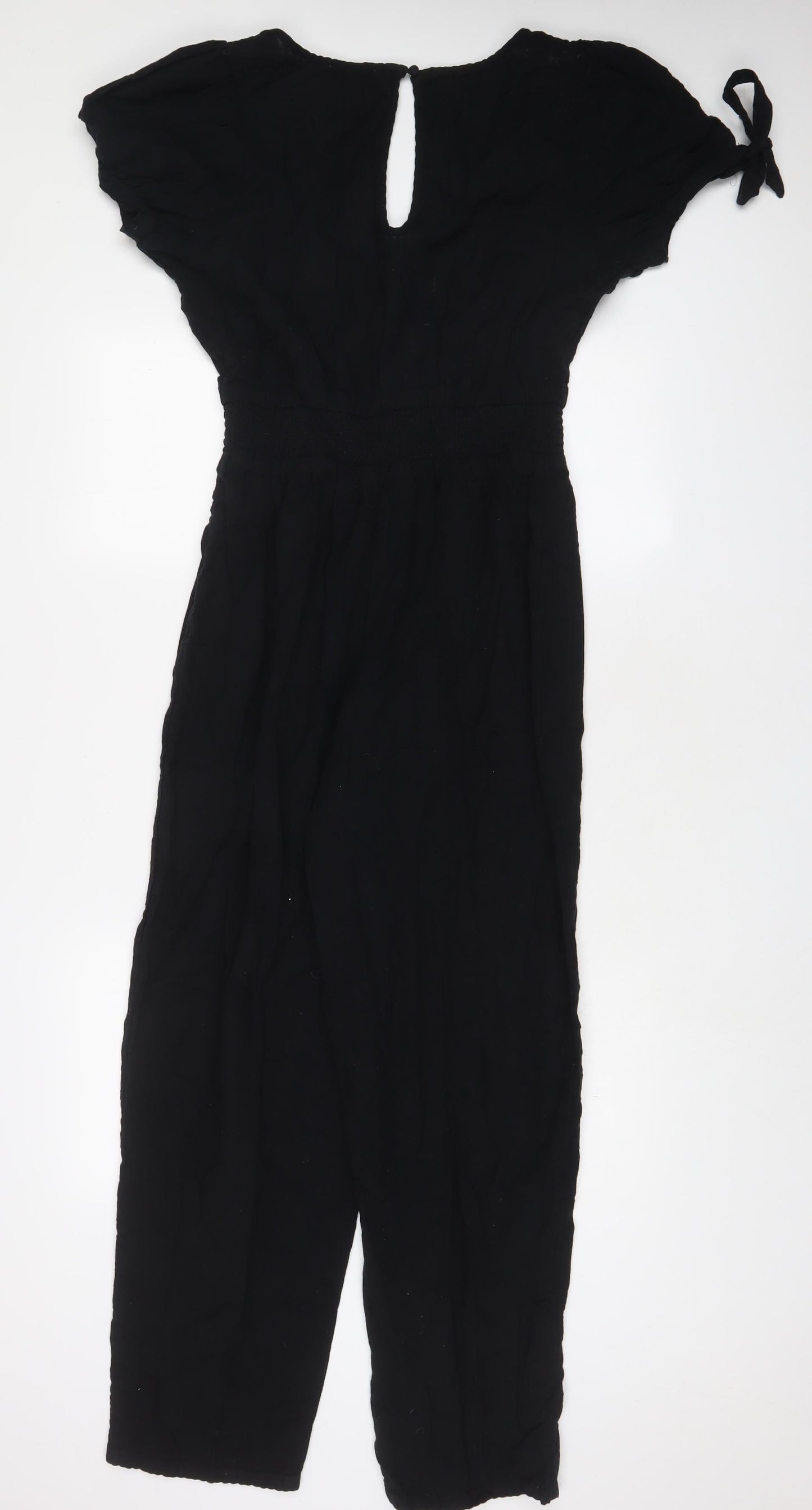 Womens UK Size M American Eagle Outfitters One-Piece Black Jumpsuit