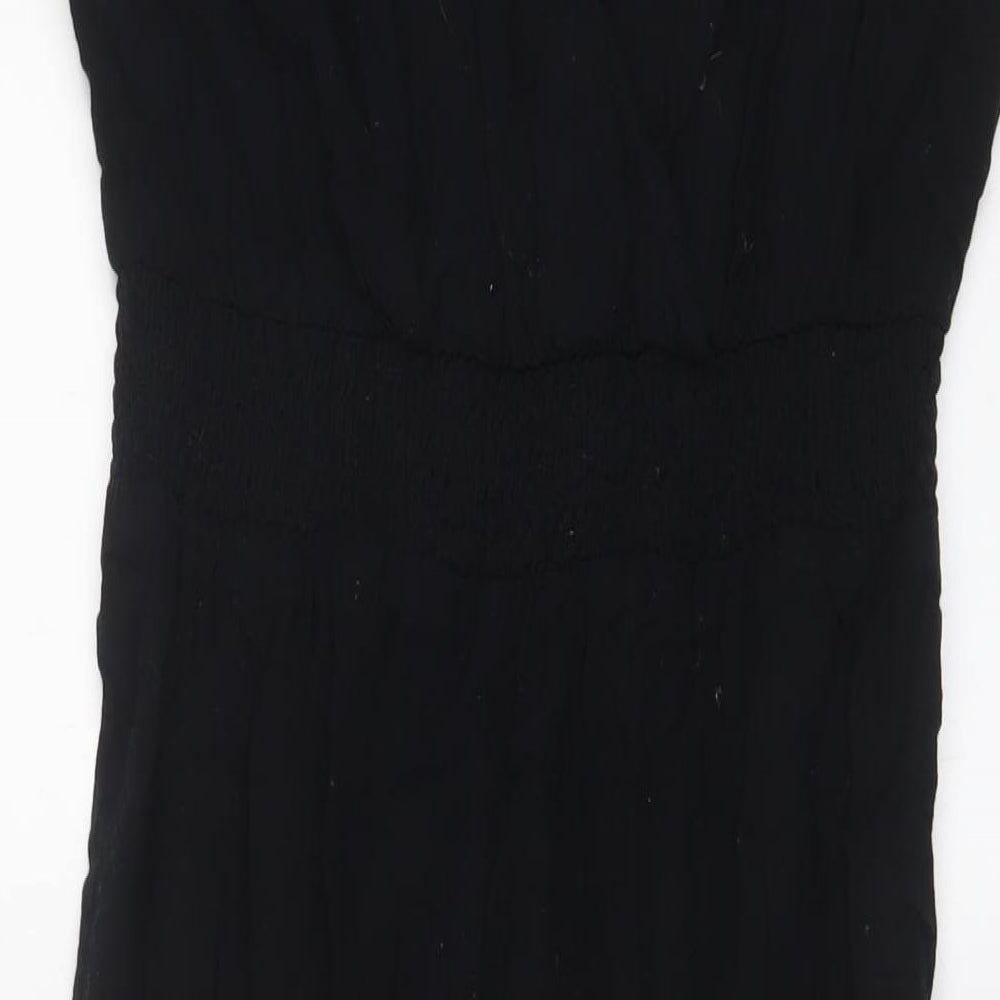 Womens UK Size M American Eagle Outfitters One-Piece Black Jumpsuit