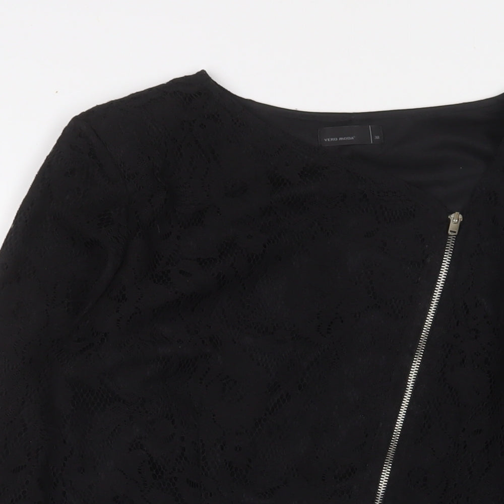 Womens UK Size 10 VERO MODA Black Jacket