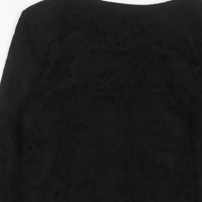 Womens UK Size 10 VERO MODA Black Jacket