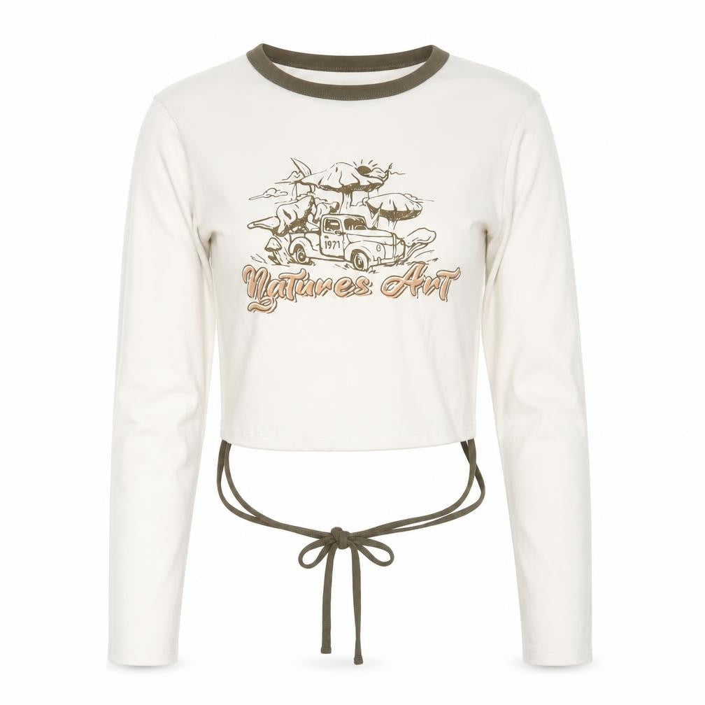 Womens UK Size 14 Urban Revivo White Cropped T-Shirt