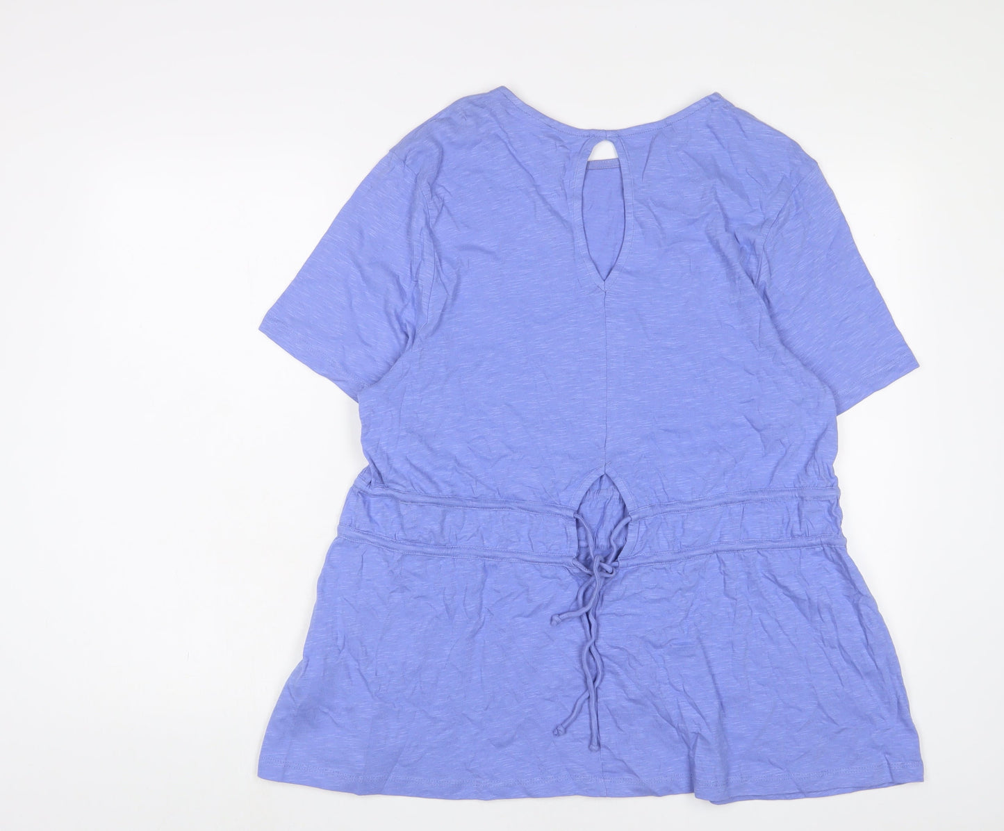 Womens UK Size 16 Simply Be Purple Tunic T-Shirt