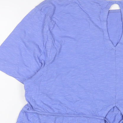 Womens UK Size 16 Simply Be Purple Tunic T-Shirt