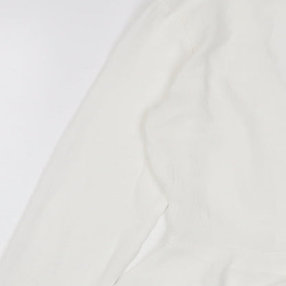 Womens UK Size 6 Missguided White Basic Blouse