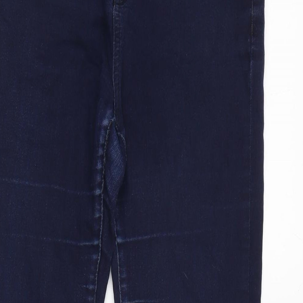 Womens UK Size 10 Marks and Spencer Regular Fit Tapered Blue Jeans