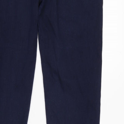 Womens UK Size 10 Marks and Spencer Regular Fit Tapered Blue Jeans