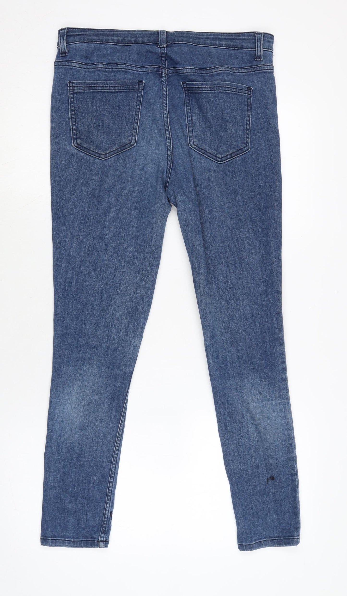 Womens UK Size 12 Marks and Spencer Regular Fit Skinny Blue Jeans