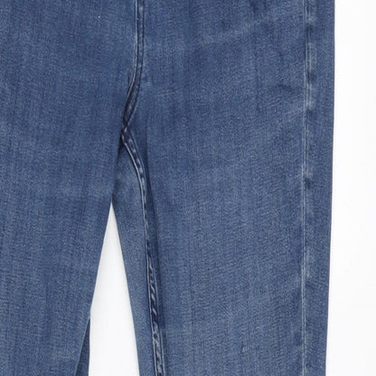 Womens UK Size 12 Marks and Spencer Regular Fit Skinny Blue Jeans