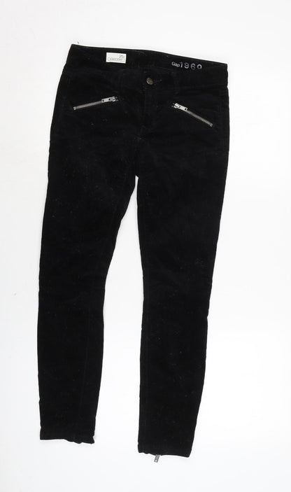 Womens UK Size 26 in Gap Regular Fit  Black Trousers