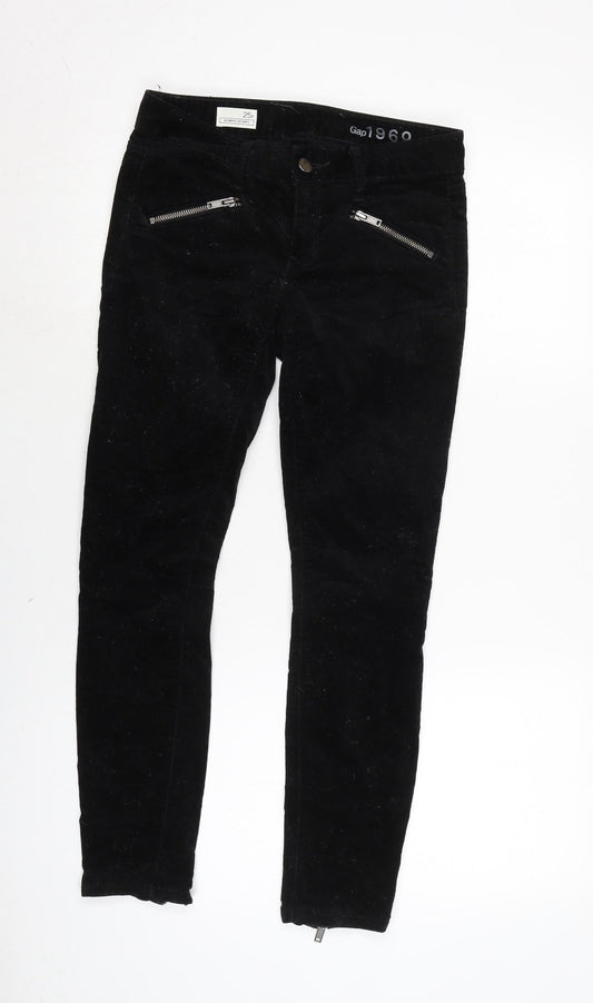 Womens UK Size 26 in Gap Regular Fit  Black Trousers
