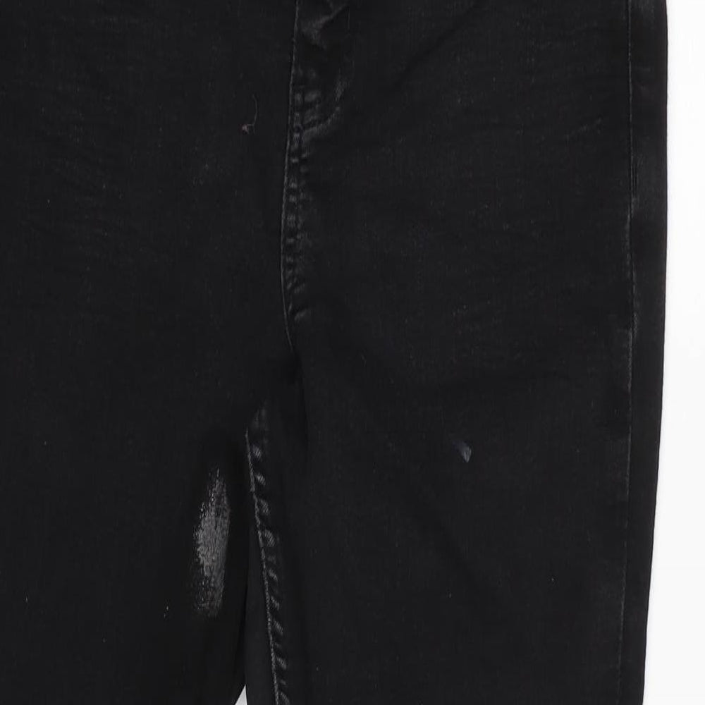 Womens UK Size 12 Marks and Spencer Regular Fit Tapered Black Jeans