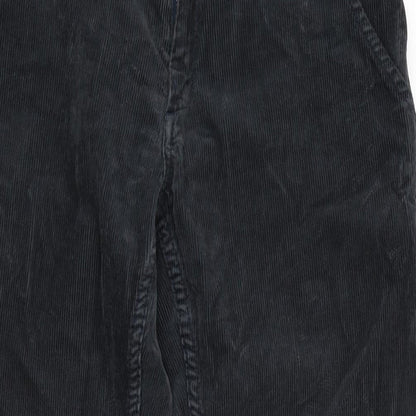 J.Galt Mens Grey Cotton Trousers Size S L29 in Regular Zip