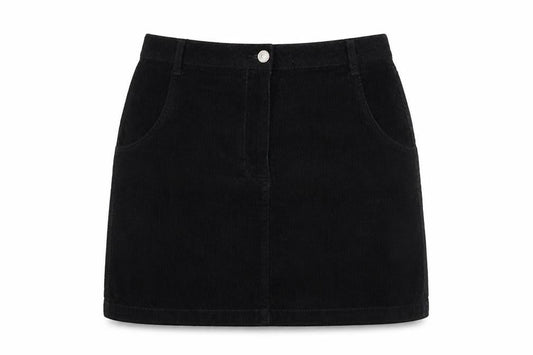 Womens UK Size 10 Papaya A-Line Corduroy Skirt