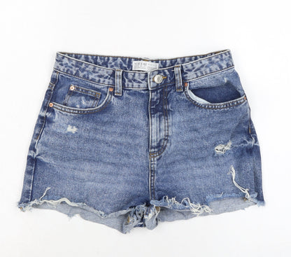 Womens UK Size 10 Denim & Co. Regular Fit Cut-Off Shorts