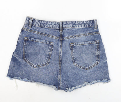 Womens UK Size 10 Denim & Co. Regular Fit Cut-Off Shorts