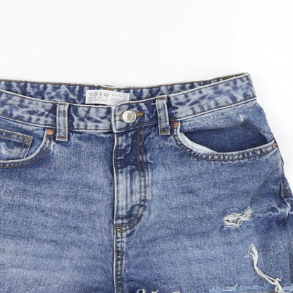 Womens UK Size 10 Denim & Co. Regular Fit Cut-Off Shorts
