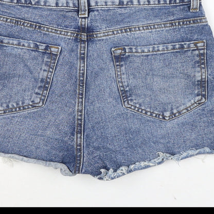 Womens UK Size 10 Denim & Co. Regular Fit Cut-Off Shorts