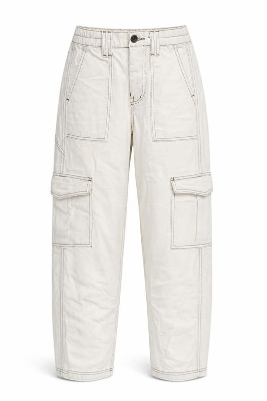Womens UK Size 24 in Urban Outfitters Regular Fit Straight Ivory Jeans