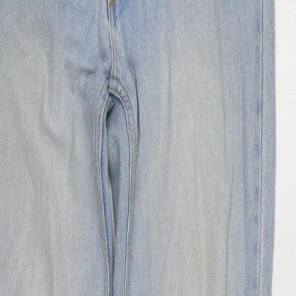 Womens UK Size 4 H&M Regular Fit Straight Blue Jeans