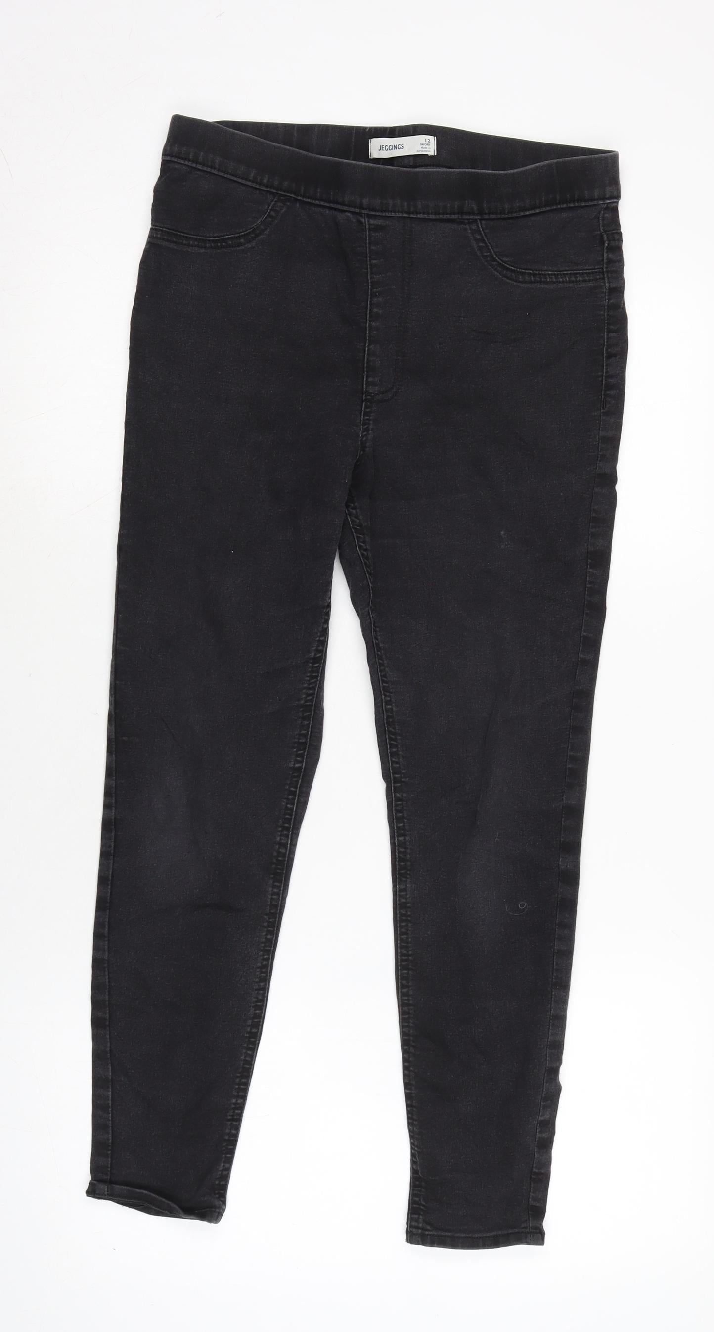 Womens UK Size 12 Marks and Spencer Regular Fit Jegging Grey Jeans