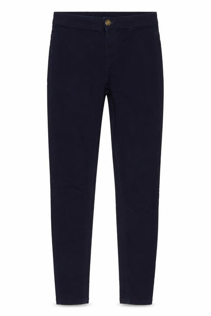 Marks & Spencer Womens Blue Cotton Blend Skinny Jeans Size 10 L28 in Regular Zip