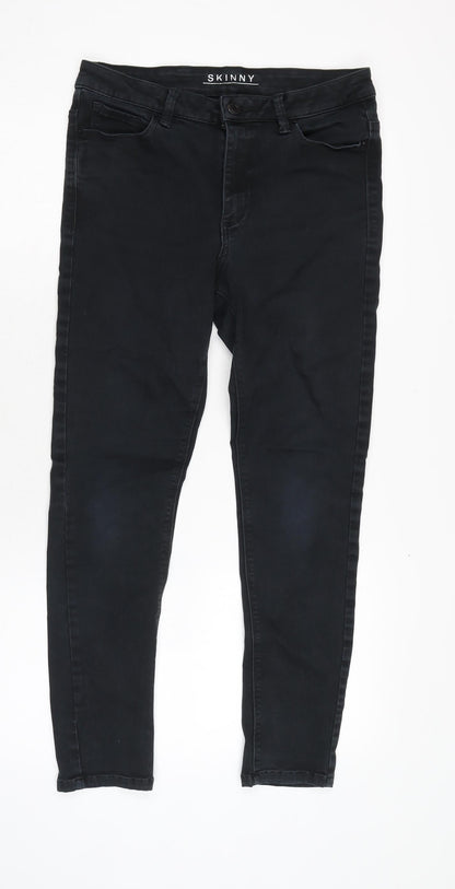 Womens UK Size 12 Marks and Spencer Regular Fit Skinny Grey Jeans