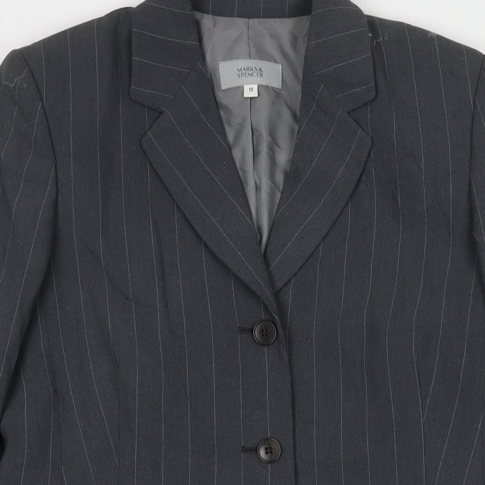 Womens UK Size 10 Marks and Spencer Grey Jacket