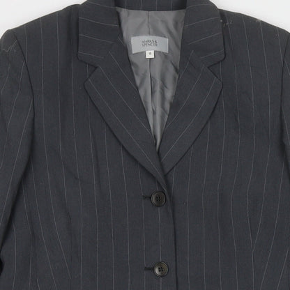 Womens UK Size 10 Marks and Spencer Grey Jacket