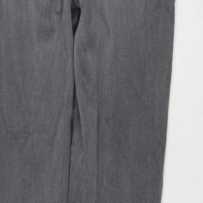 Uniqlo Mens Grey Cotton Skinny Jeans Size 32 in L32 in Regular Zip